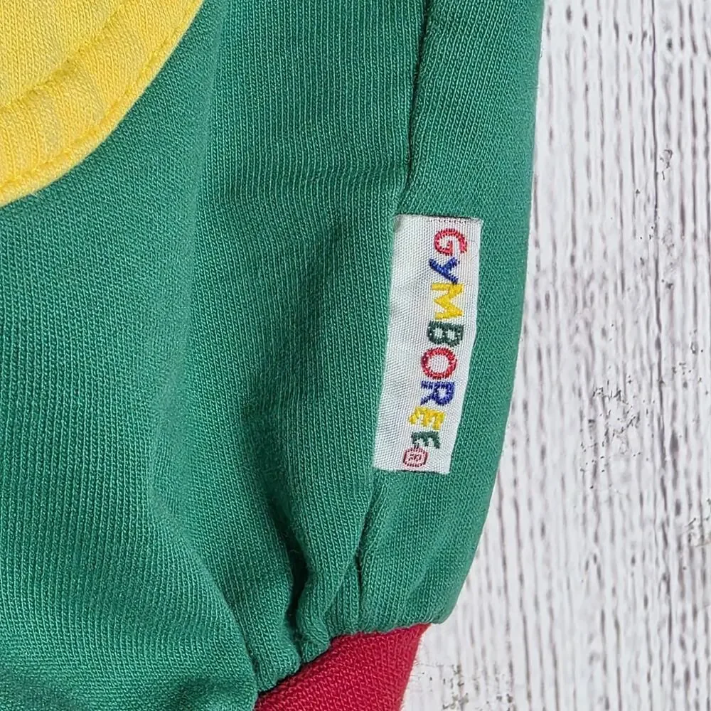 Vintage 90s Gymboree Color Block Jogger Pants Medium Primary Play Condition - M